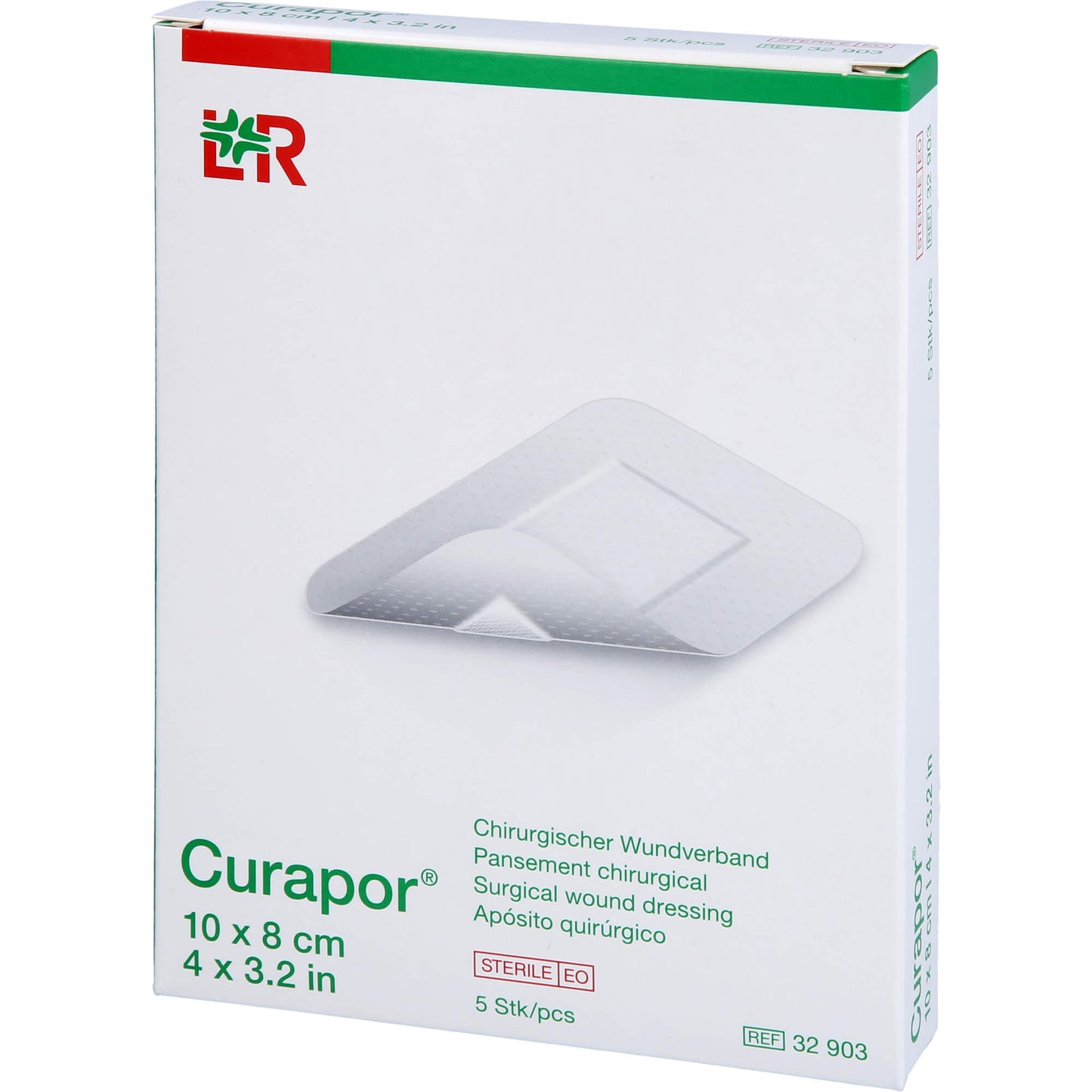 CURAPOR Wundverband steril chirurgisch 8x10 cm 5 St