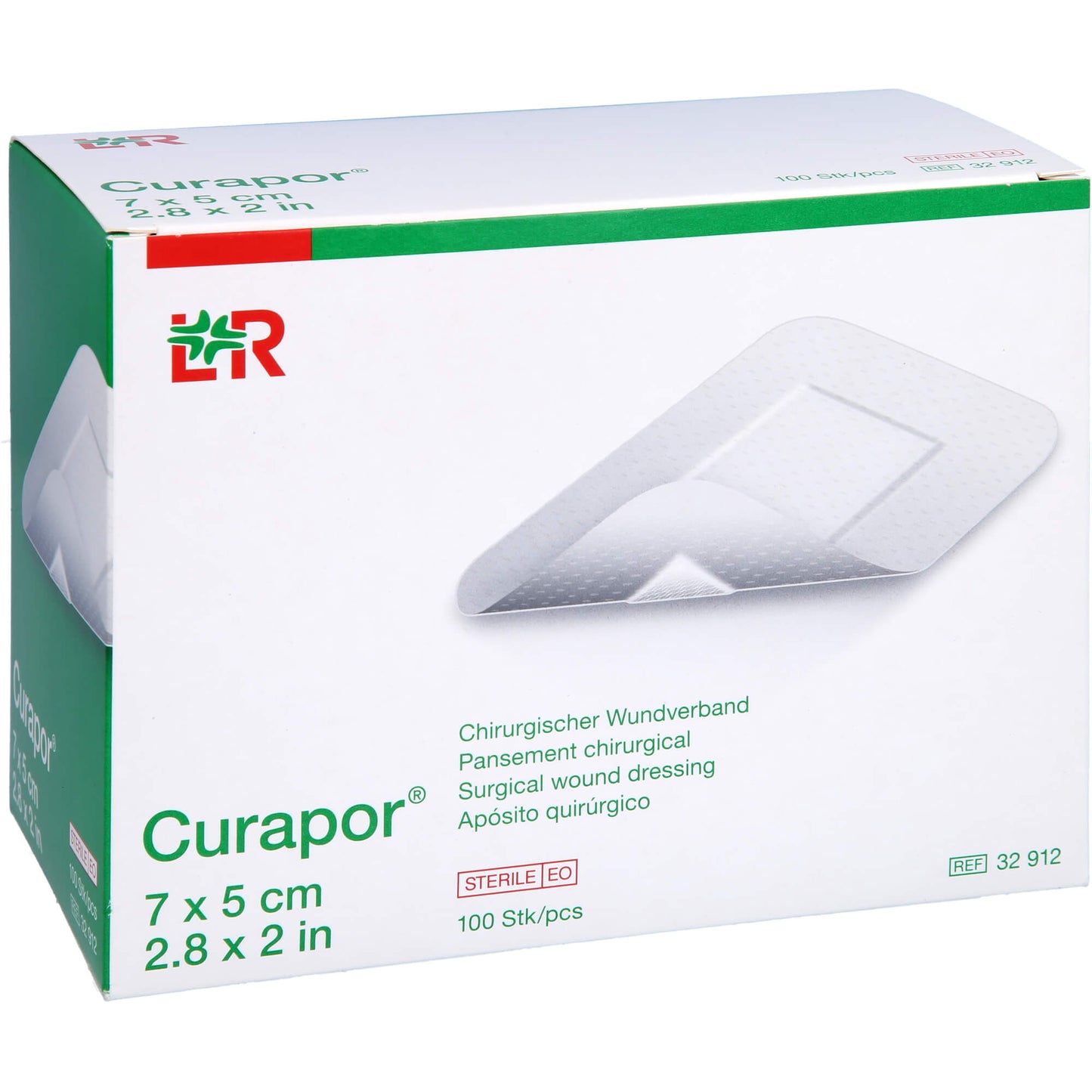 CURAPOR Wundverband steril chirurgisch 5x7 cm 100 St