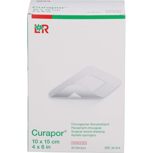 CURAPOR Wundverband steril chirurgisch 10x15 cm 50 St