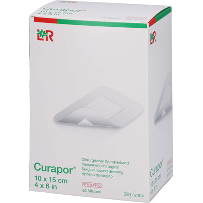 CURAPOR Wundverband steril chirurgisch 10x15 cm 50 St