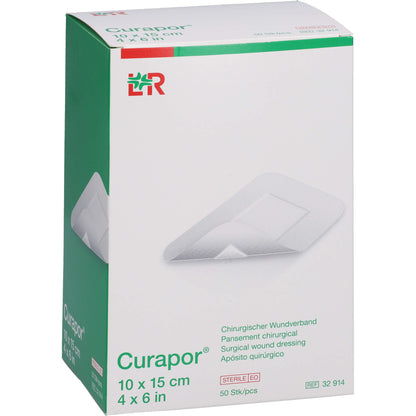 CURAPOR Wundverband steril chirurgisch 10x15 cm 50 St