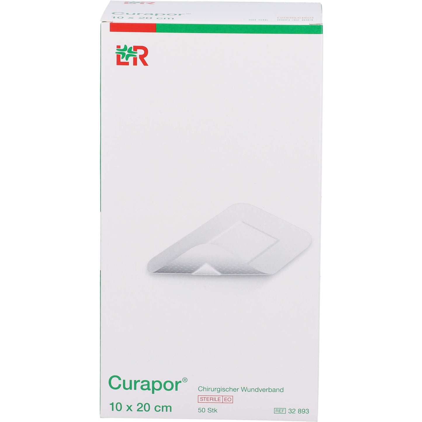 CURAPOR Wundverband steril chirurgisch 10x20 cm 50 St