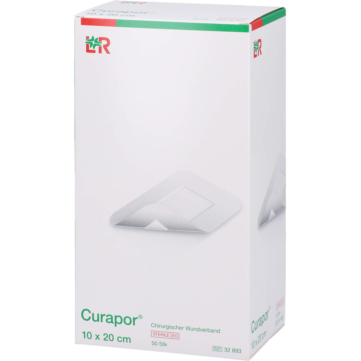 CURAPOR Wundverband steril chirurgisch 10x20 cm 50 St