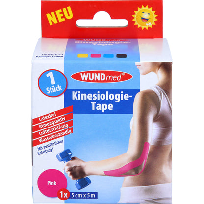 KINESIOLOGIE Tape 5 cmx5 m pink 1 St