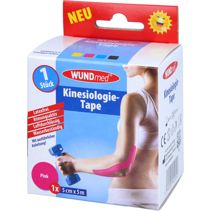 KINESIOLOGIE Tape 5 cmx5 m pink 1 St