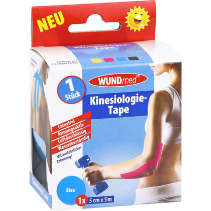 KINESIOLOGIE Tape 5 cmx5 m blau 1 St
