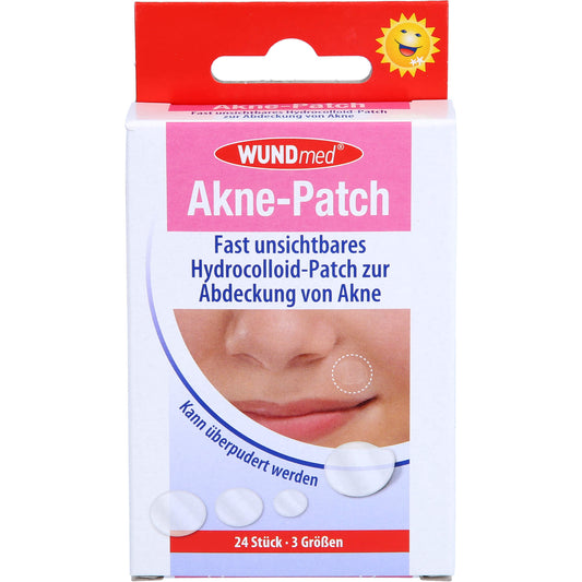AKNE PATCH Hydrocolloid 3 Größen 24 St