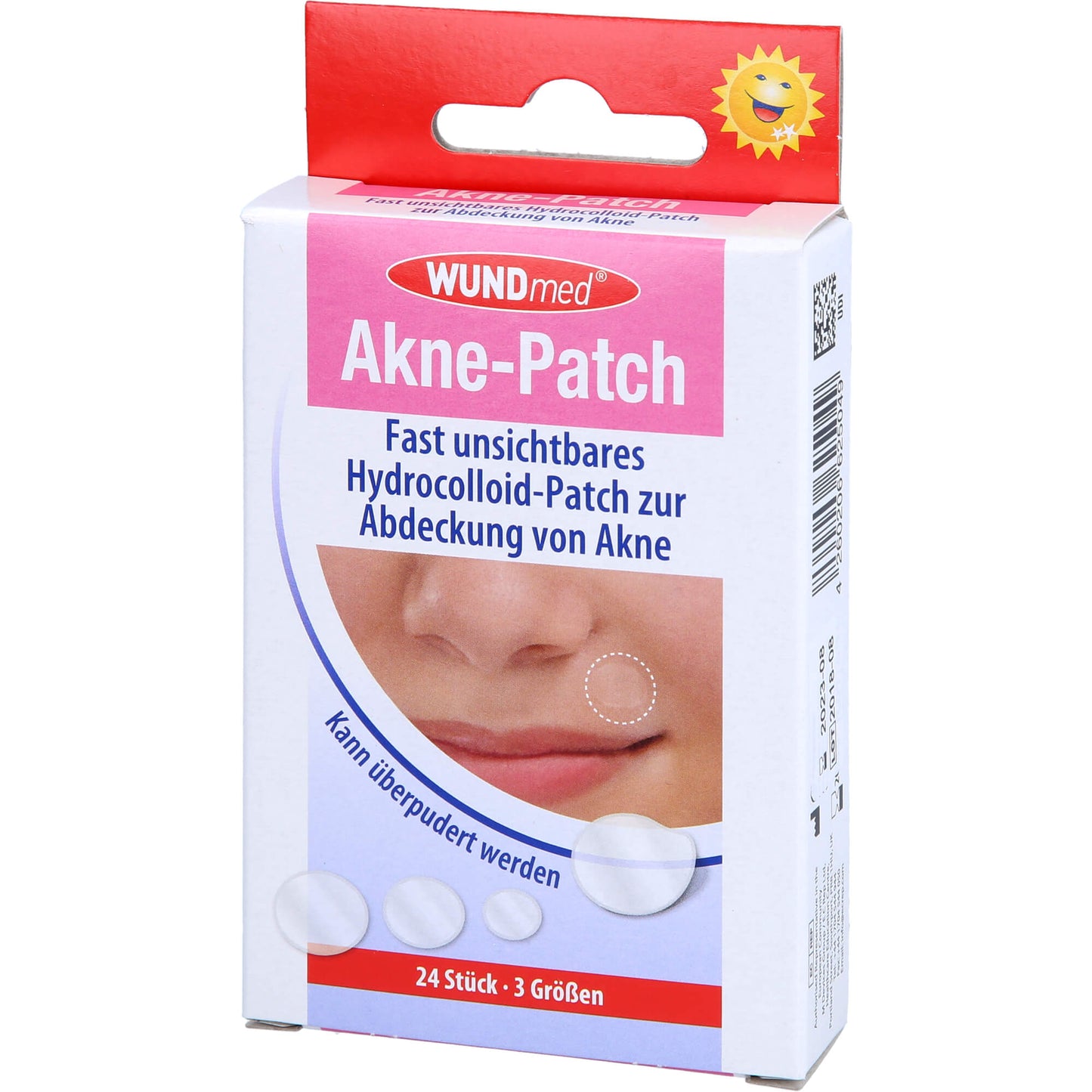AKNE PATCH Hydrocolloid 3 Größen 24 St