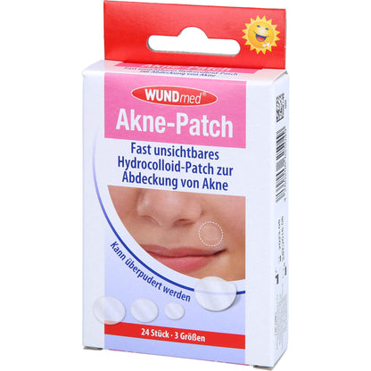AKNE PATCH Hydrocolloid 3 Größen 24 St