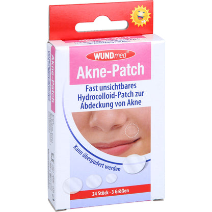 AKNE PATCH Hydrocolloid 3 Größen 24 St