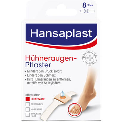 HANSAPLAST Hühneraugenpflaster 8 St
