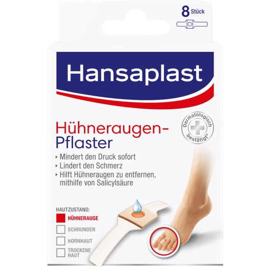 HANSAPLAST Hühneraugenpflaster 8 St