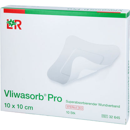 VLIWASORB Pro superabsorb.Komp.steril 10x10 cm 10 St