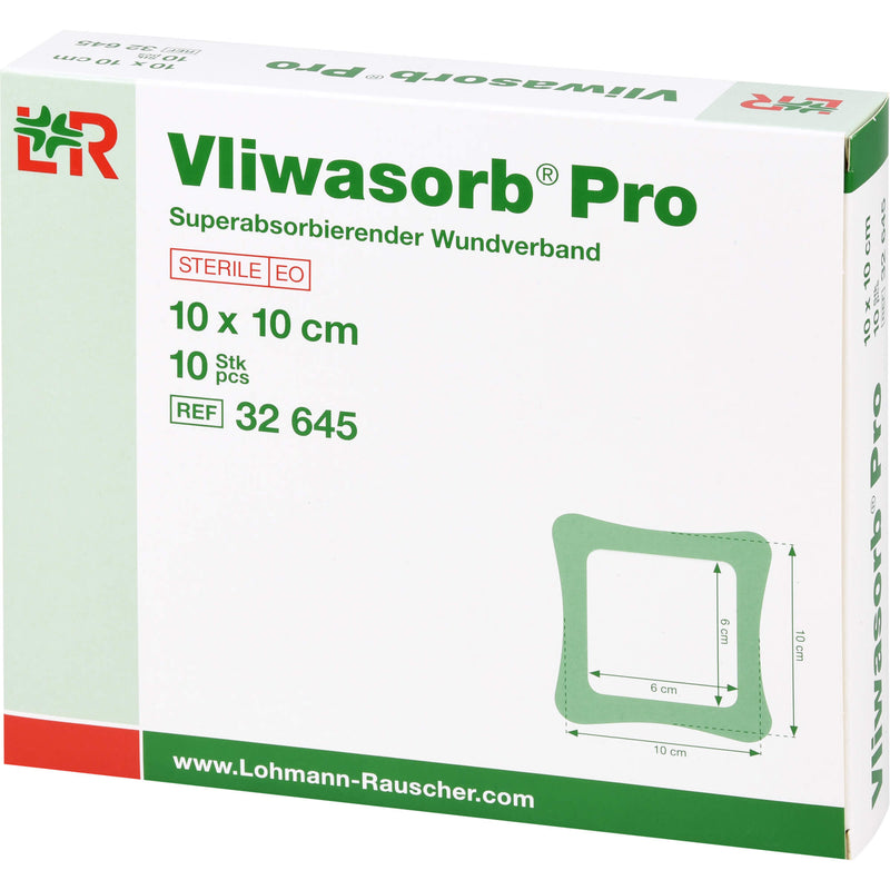 VLIWASORB PRO ST 10X10CM 10 St