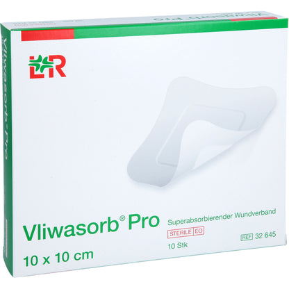 VLIWASORB Pro superabsorb.Komp.steril 10x10 cm 10 St