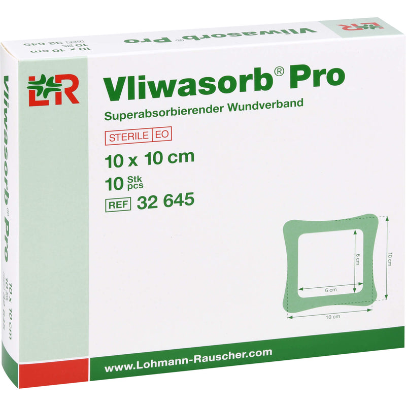 VLIWASORB PRO ST 10X10CM 10 St