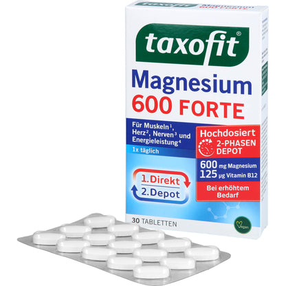 TAXOFIT Magnesium 600 FORTE Depot Tabletten 30 St