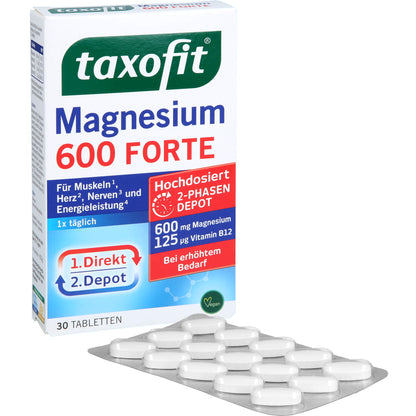 TAXOFIT Magnesium 600 FORTE Depot Tabletten 30 St