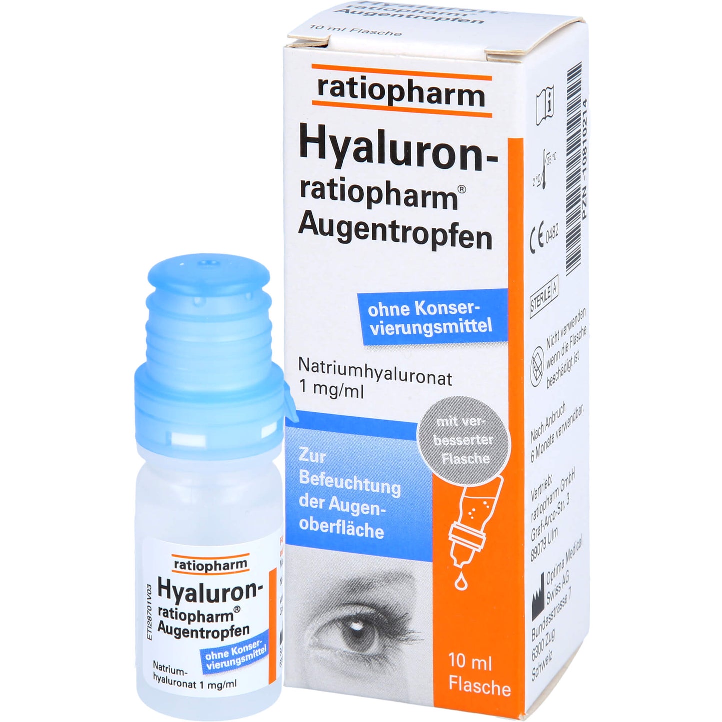 HYALURON-RATIOPHARM Augentropfen 10 ml