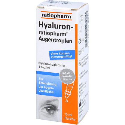 HYALURON-RATIOPHARM Augentropfen 10 ml