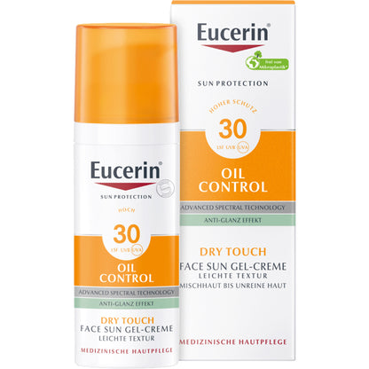 EUCERIN Sun Gel-Creme Oil Contr.Anti-Gl.Eff.LSF 30 50 ml