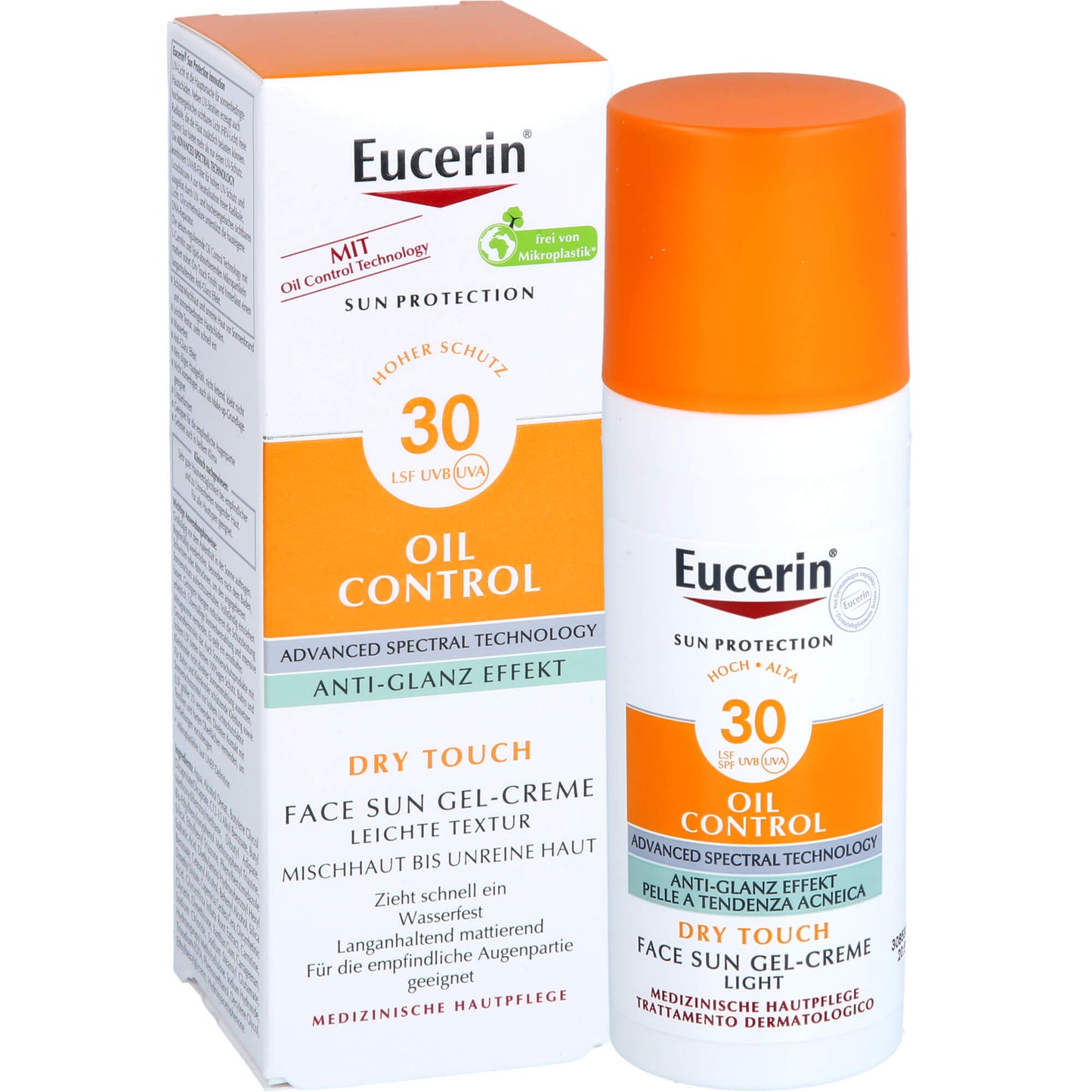 EUCERIN Sun Gel-Creme Oil Contr.Anti-Gl.Eff.LSF 30 50 ml