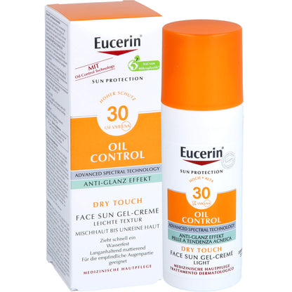EUCERIN Sun Gel-Creme Oil Contr.Anti-Gl.Eff.LSF 30 50 ml