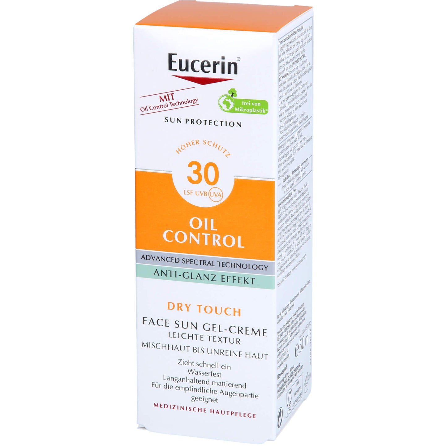 EUCERIN Sun Gel-Creme Oil Contr.Anti-Gl.Eff.LSF 30 50 ml