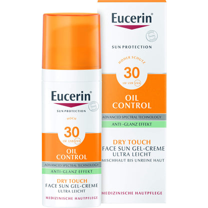 EUCERIN Sun Gel-Creme Oil Contr.Anti-Gl.Eff.LSF 30 50 ml
