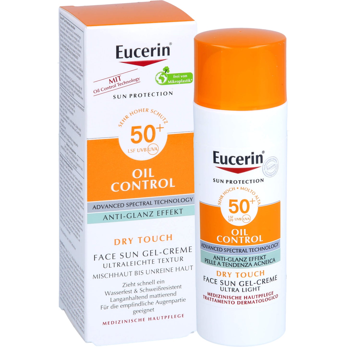 EUCERIN Sun Gel-Creme Oil Contr.Anti-Gl.Eff.LSF50+ 50 ml
