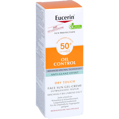 EUCERIN Sun Gel-Creme Oil Contr.Anti-Gl.Eff.LSF50+ 50 ml