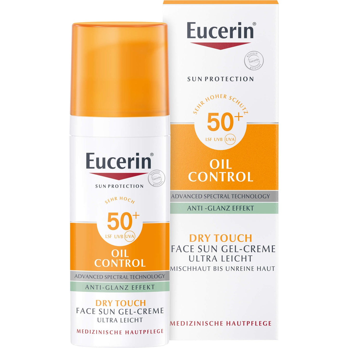 EUCERIN Sun Gel-Creme Oil Contr.Anti-Gl.Eff.LSF50+ 50 ml