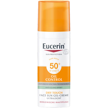 EUCERIN Sun Gel-Creme Oil Contr.Anti-Gl.Eff.LSF50+ 50 ml
