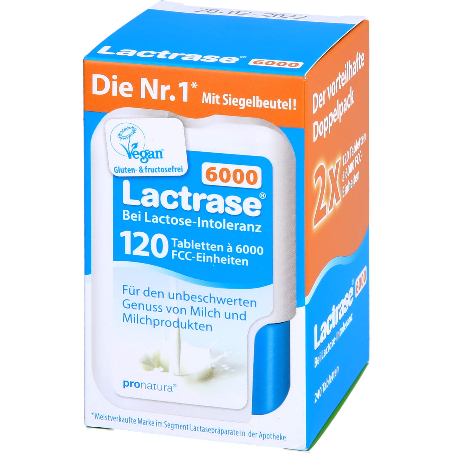 LACTRASE 6.000 FCC Tbl.im Klickspender Doppelpack 2X120 St