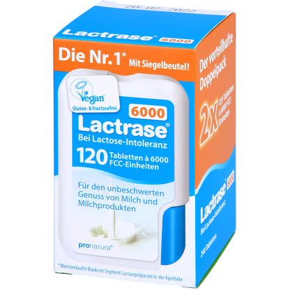 LACTRASE 6.000 FCC Tbl.im Klickspender Doppelpack 2X120 St