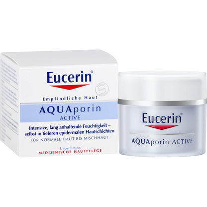 EUCERIN AQUAporin Active Creme norm.bis Mischhaut 50 ml