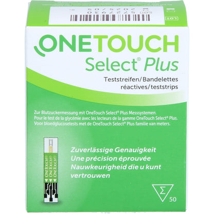 ONE TOUCH Select Plus Blutzucker Teststreifen 50 St