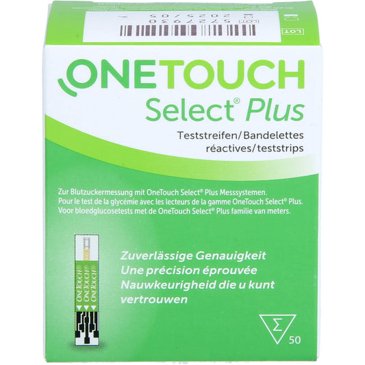 ONE TOUCH Select Plus Blutzucker Teststreifen 50 St