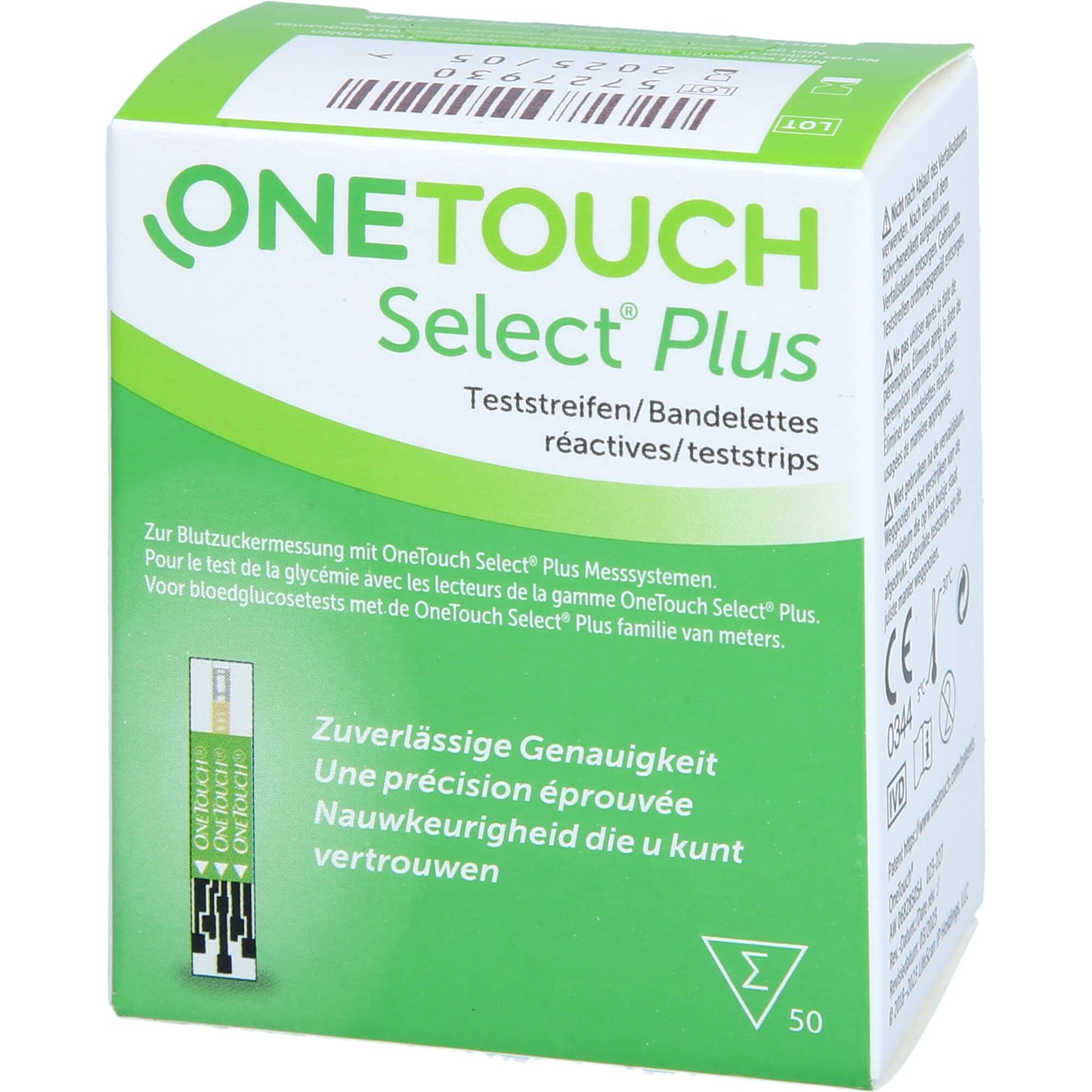 ONE TOUCH Select Plus Blutzucker Teststreifen 50 St