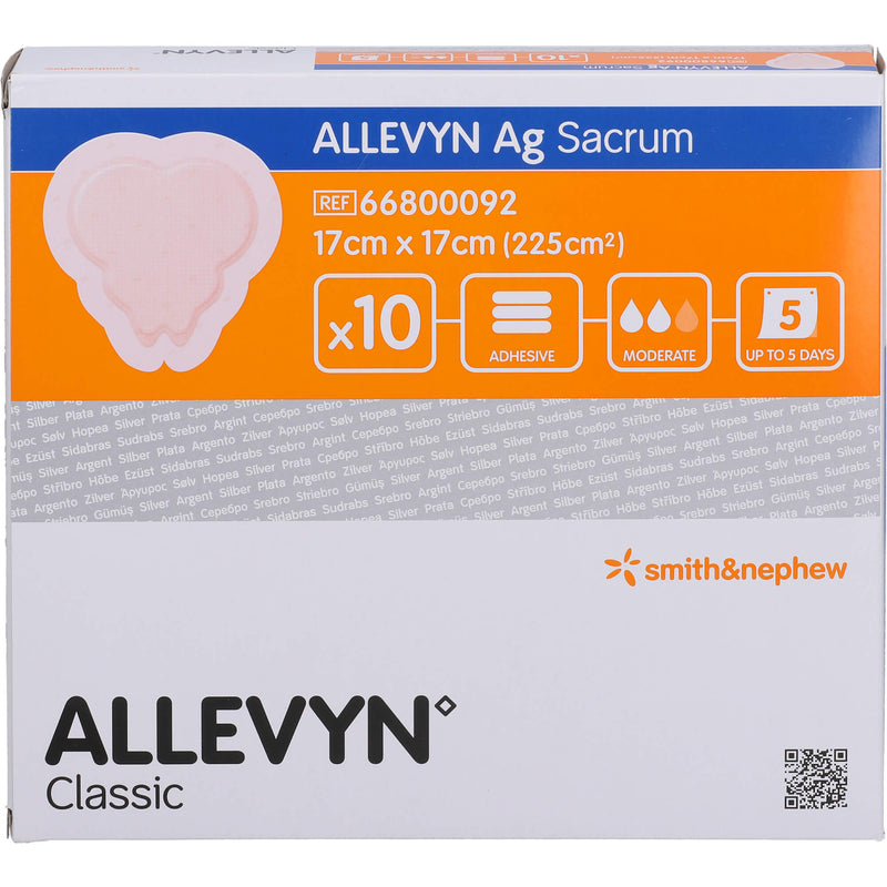 ALLEVYN AG SACRUM 17X17CM 10 St