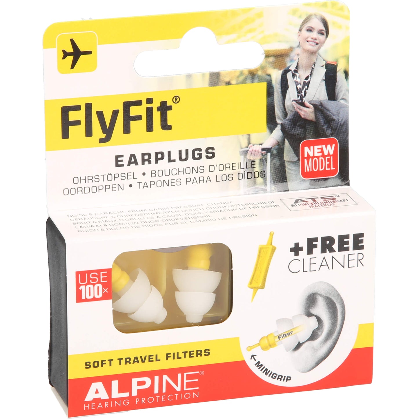 ALPINE FLYFIT Ohrstöpsel 2 St