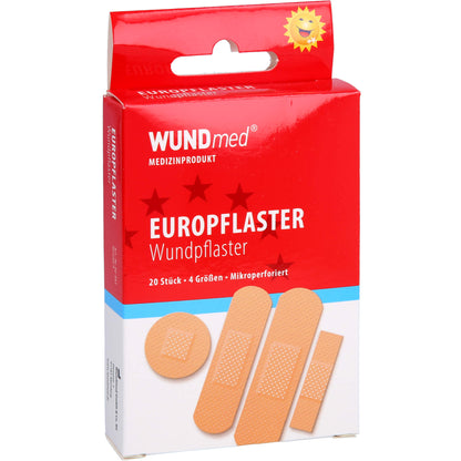 EURO PFLASTER wasserabweisend 4 Größen 20 St