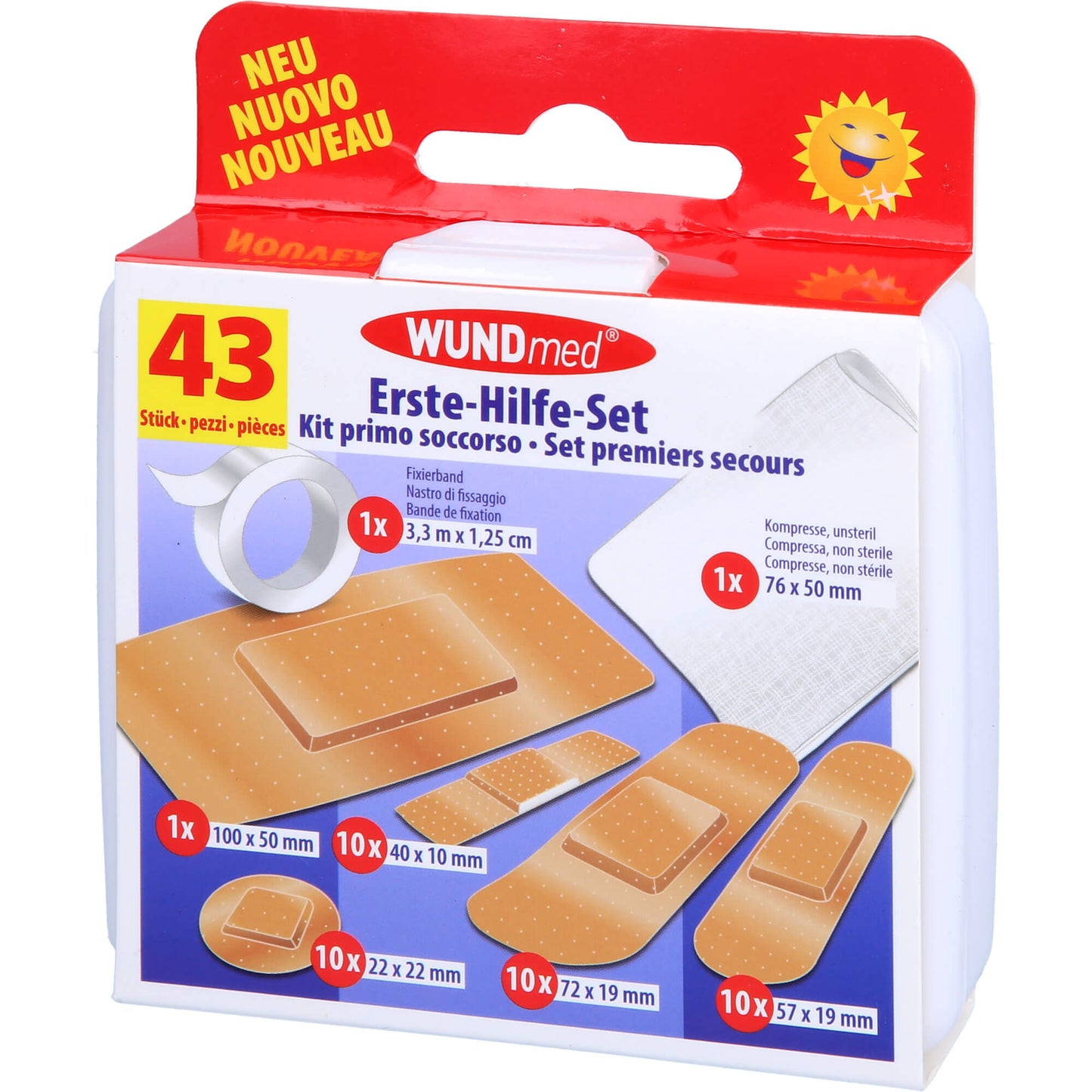 ERSTE HILFE-SET 43 Teile 1 St