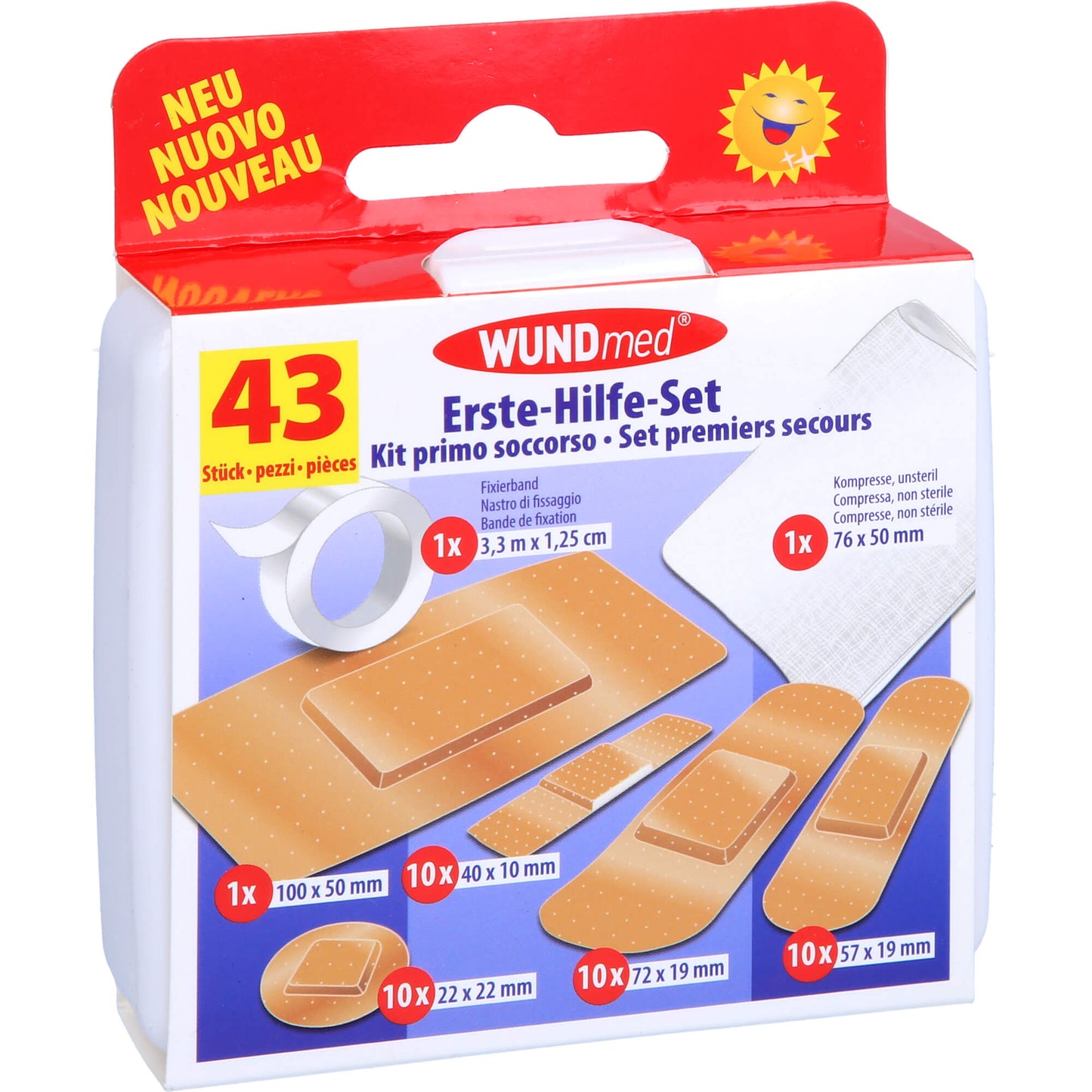 ERSTE HILFE-SET 43 Teile 1 St