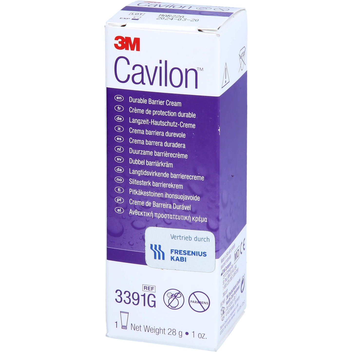 CAVILON Langzeit-Hautschutz-Creme FK 3391G 1X28 g