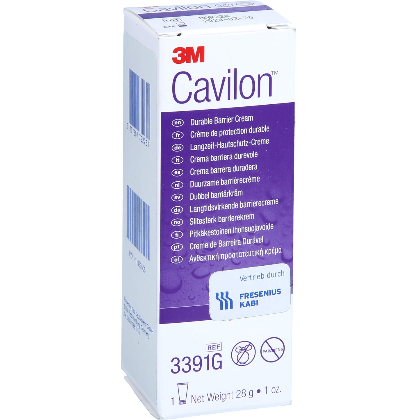CAVILON Langzeit-Hautschutz-Creme FK 3391G 1X28 g