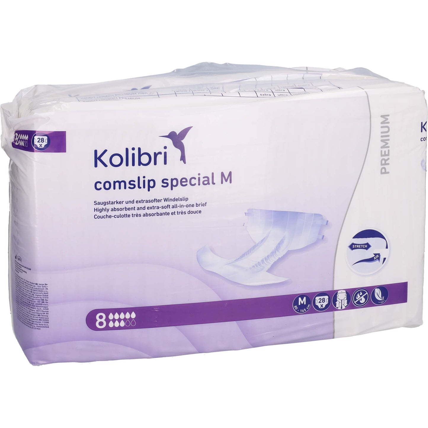 KOLIBRI comslip premium special M 80-145 cm 28 St