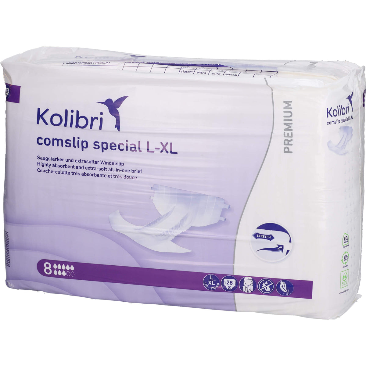KOLIBRI comslip premium special L/XL 120-170 cm 28 St