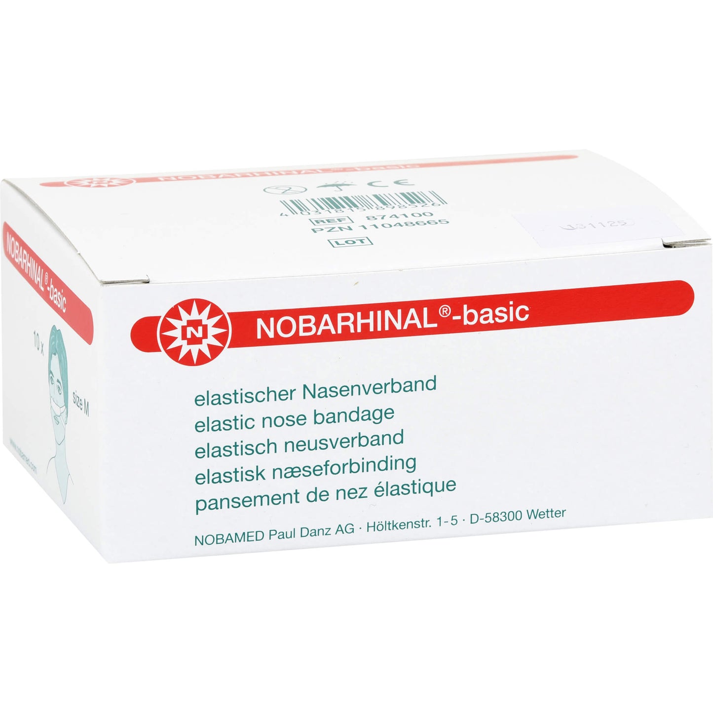 NOBARHINAL-basic Nasenverband mittel 10 St