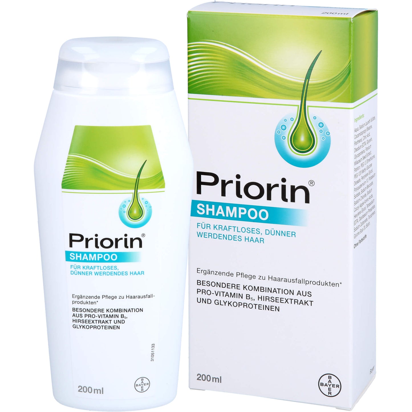 PRIORIN Shampoo f.kraftlos.dünner werdendes Haar 200 ml